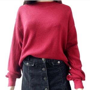 Brandy Melville Abigail Red Thermal Shirt